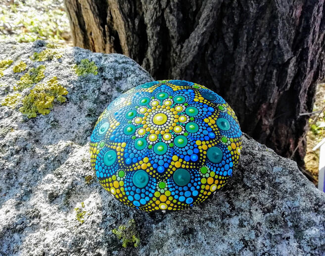 Mandala kő Mandala kő